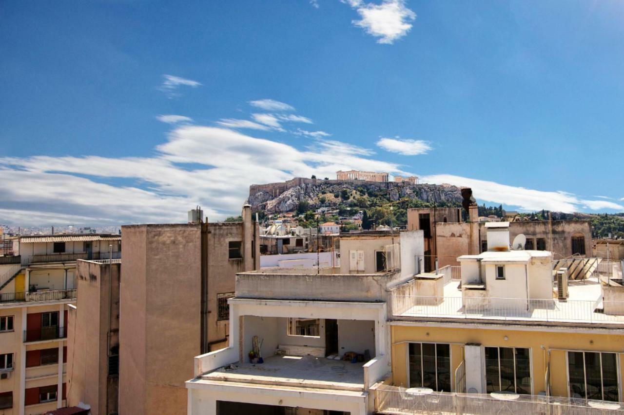 Topfloor Stylish Apartment With Acropolis View! Atenas Exterior foto