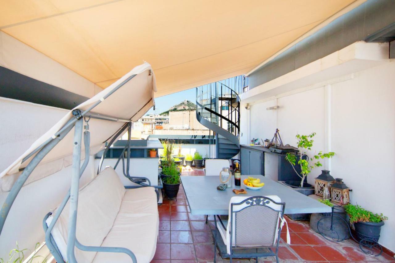 Topfloor Stylish Apartment With Acropolis View! Atenas Exterior foto